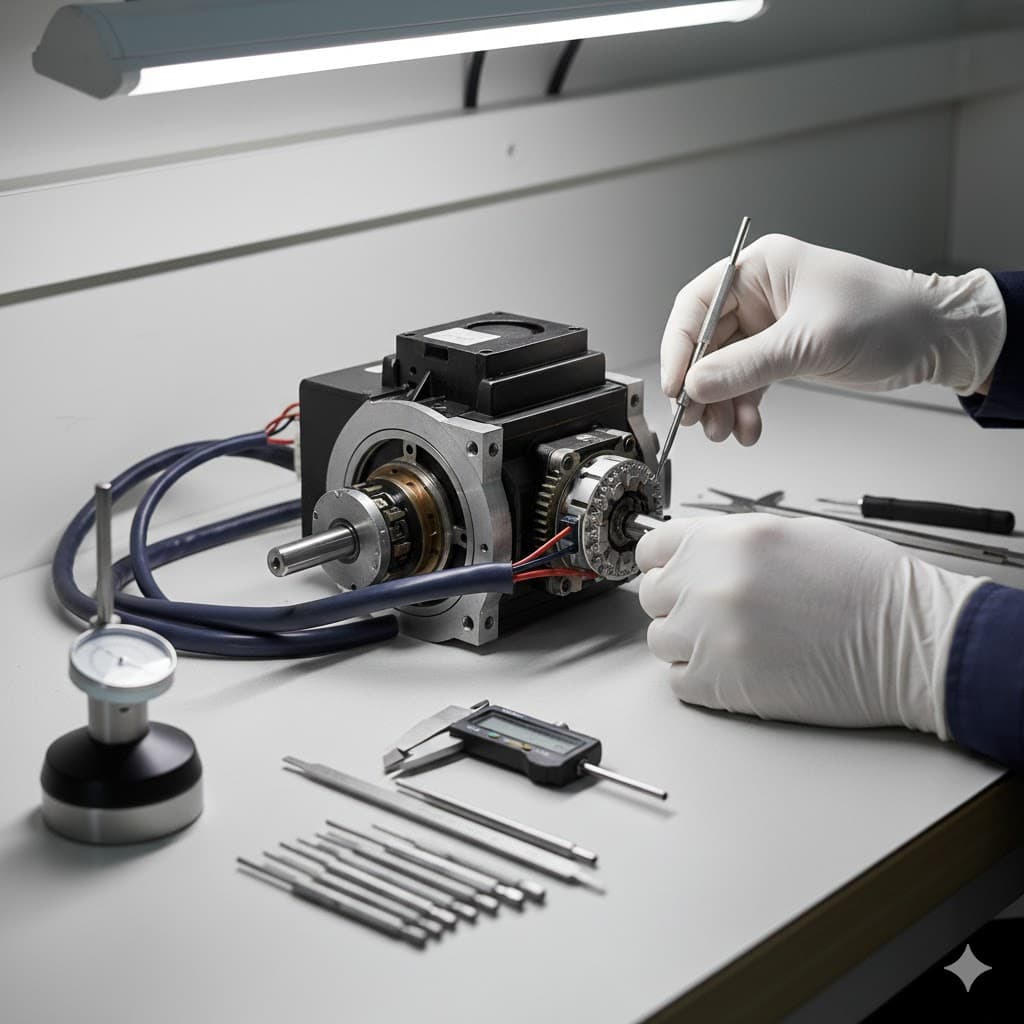 Servo Motor & Encoder Repair by Hashtag Electronics — professional diagnostics and repair
