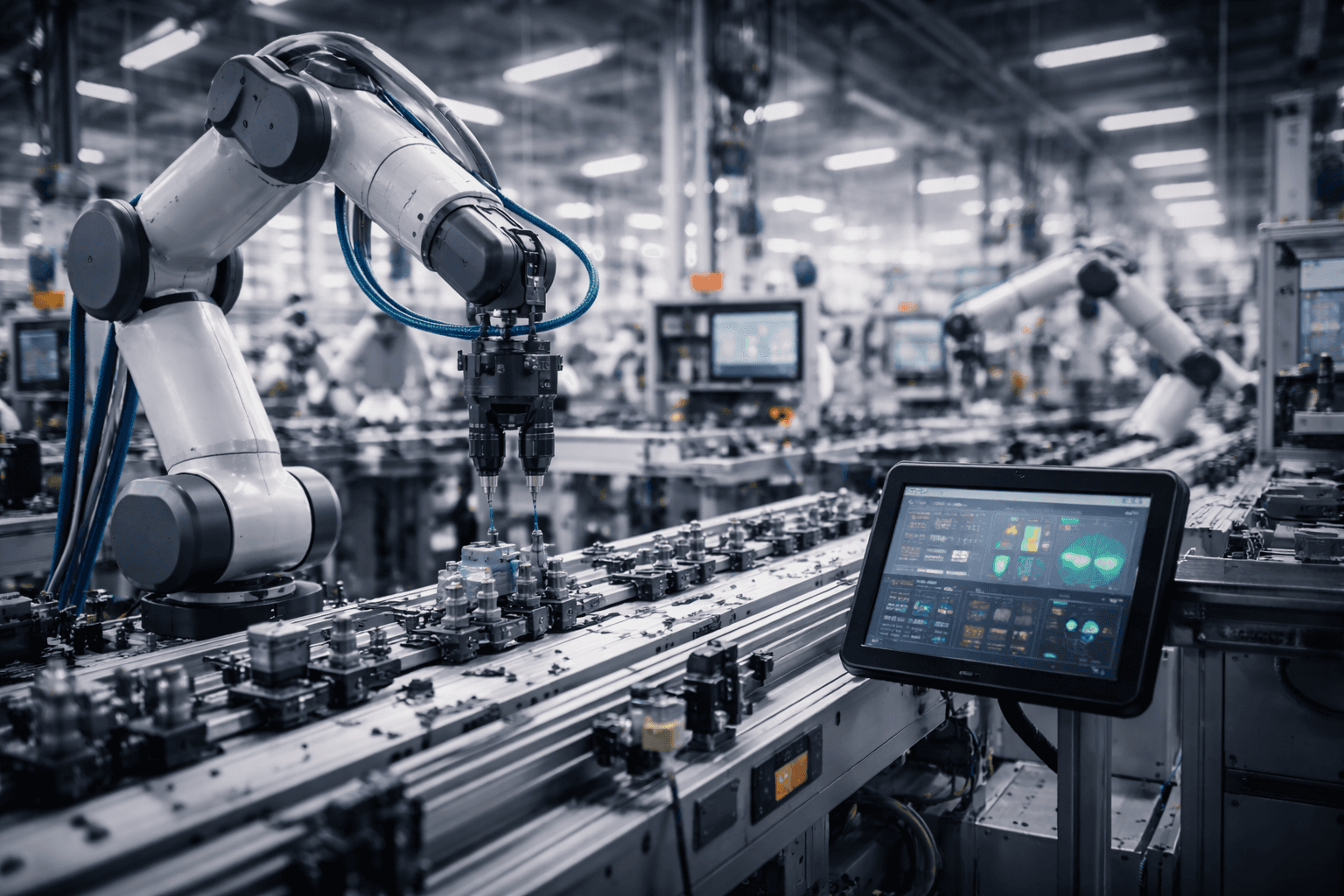 Industrial automation machinery setup and system integration